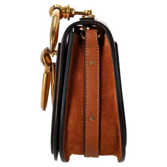 Pre Loved chloe Nile Minaudire Crossbody Bag Women brown | ochre Handbags - Picture 4 of 8